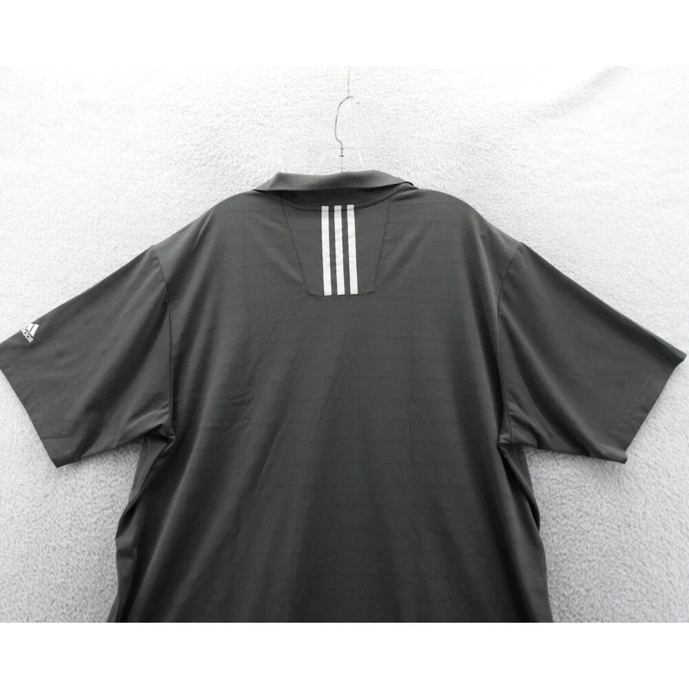 Adidas Climalite Polo Shirt Mens XL Gray Relaxed Fit Collared‎ Tennis Golf New